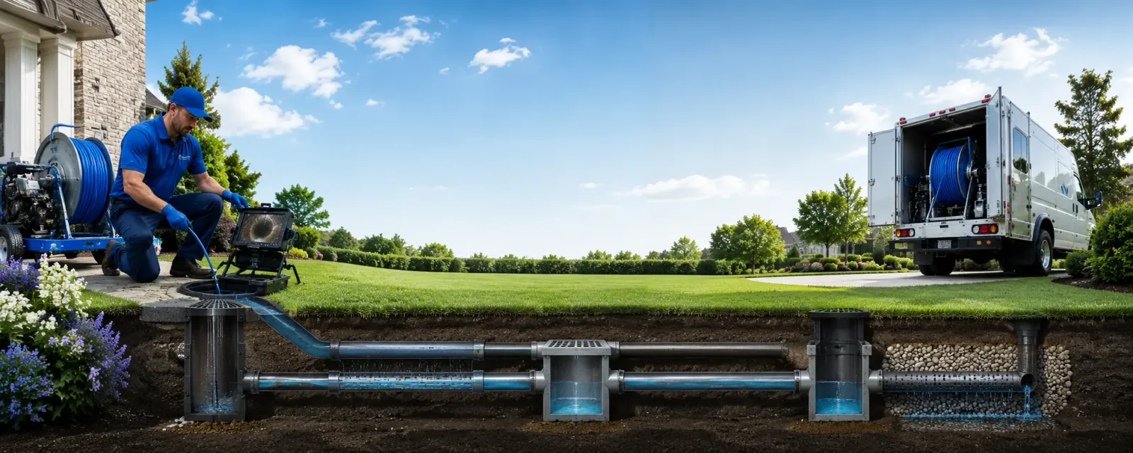 Outdoor drain cleaning information for Reed Point, MT
